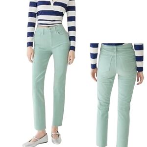 J.Crew Vintage Slim Straight Corduroy Pants Dusty Shore Size 29 NWT